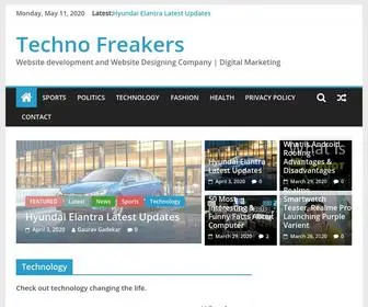 Technofreakers.com(Website development and Website Designing Company) Screenshot