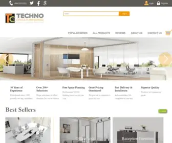 Technofurniture.ca(Techno Office Furniture) Screenshot