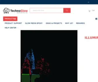 Technoglowproducts.com(Glow in the Dark Powder & Glow in the Dark Paint) Screenshot