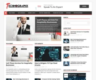 Technographx.com(Unlock Inspiring and Innovation Tech Future) Screenshot