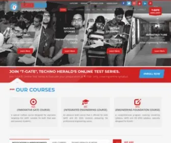 Technoherald.com(India's Best Institute for GATE) Screenshot