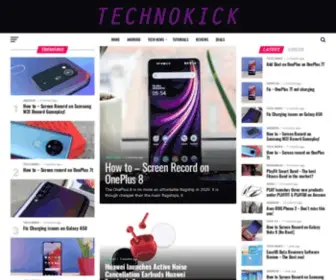 Technokick.com(Your Daily Tech Blog) Screenshot