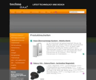 Technoline.de(Willkommen bei der Technotrade Import) Screenshot