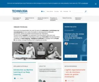Technologia.com(Formations et solutions d'apprentissage sur mesure) Screenshot