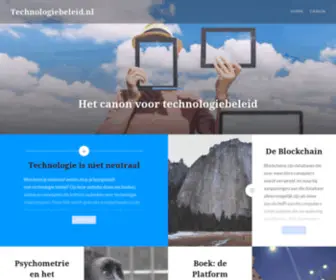 Technologiebeleid.nl(Het canon voor technologiebeleid) Screenshot