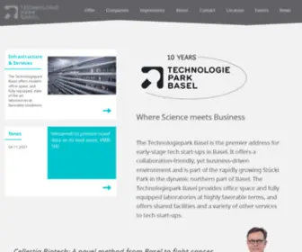 Technologiepark.ch(Technologiepark Basel) Screenshot