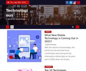 Technologious.com(A New World Of Technology) Screenshot