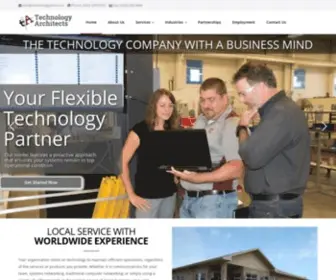 Technologyarch.com(Technology Architects) Screenshot