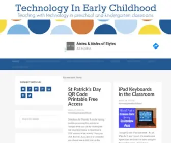 Technologyinearlychildhood.com(Teaching Resources & Tutorials) Screenshot