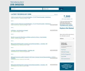Technologyjobinsider.com(Technology Job Insider) Screenshot