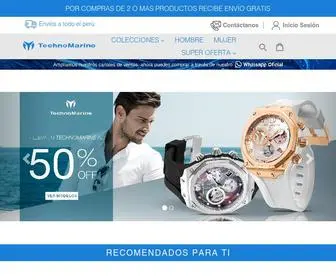 Technomarine.com.pe(Technomarine Perú) Screenshot