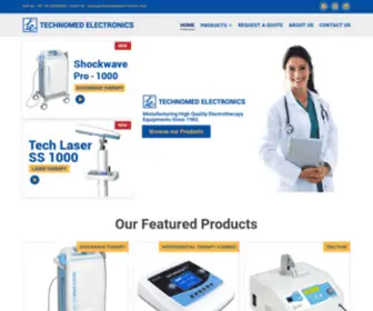 Technomedelectronics.com(Technomed Electronics) Screenshot