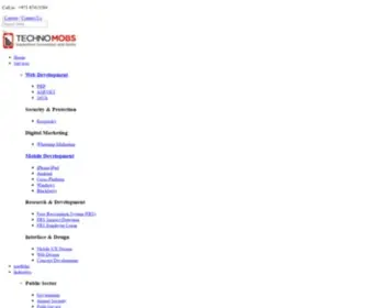 Technomobssolutions.com(Technomobs-Web and Mobile Application Development Company Dubai) Screenshot