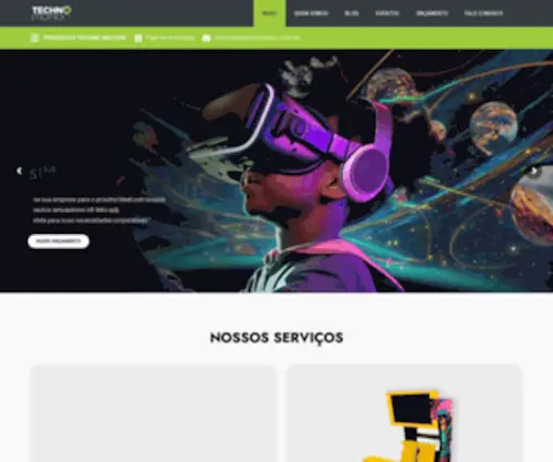 Technomotion.com.br(Página Inicial) Screenshot