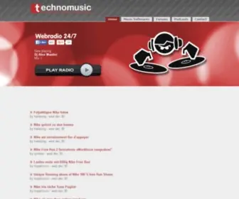 Technomusic.com(Techno Music Radio Online) Screenshot