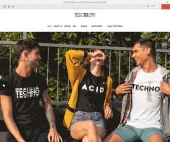 Technooutfit.com(Techno Inspired Clothes And Accessories) Screenshot