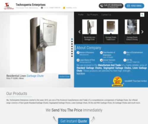 Technopenta.com(Technopenta Enterprises) Screenshot