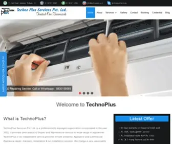 Technoplus.co.in(AC Repair Service AMC Install Shifting in Kolkata with 120 Days Warranty) Screenshot