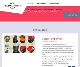 Technopolys.fr(Formations aux métiers de l'automobile et de la mobilité) Screenshot