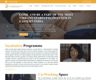 Technopreneurs.org.in(Office Space in Kolkata) Screenshot