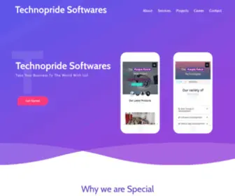 Technopridess.com(Technopride Softwares) Screenshot
