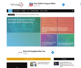 Technorange.com(Enhancing the Internet & Technology Experience) Screenshot