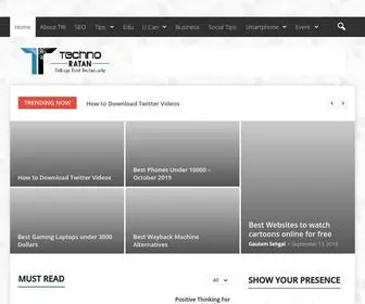 Technoratan.net(Tidings Told Technically) Screenshot