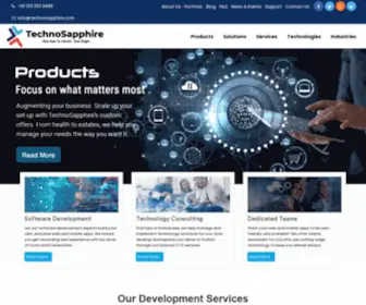 Technosapphire.com(Website development company in UK) Screenshot