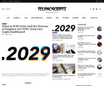 Technoscriptz.com(Homepage) Screenshot
