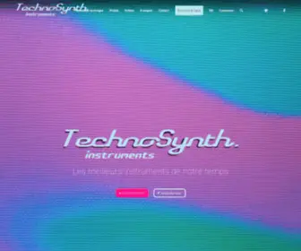 Technosynth.com(La boutique d'instruments de musique électronique) Screenshot