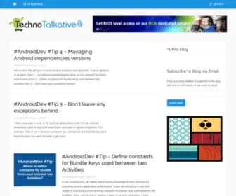 Technotalkative.com(Technotalkative) Screenshot