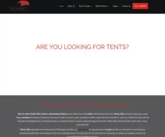 Technotents.com(Tents For Sale) Screenshot