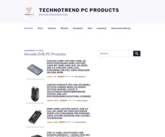 Technotrend.eu(TechnoTrend PC Products) Screenshot