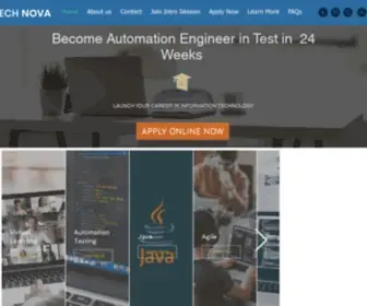 Technovaschool.com(IT School Online) Screenshot
