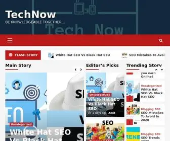 Technow.co.in(This is a technology related blog) Screenshot