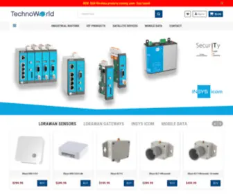 Technoworld.ca(Industrial Cellular Routers) Screenshot