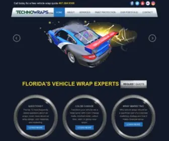 Technowraps.com(Car Wraps) Screenshot