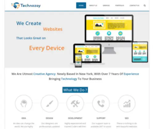 Technozay.com(Website Development) Screenshot