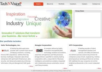 Technvision.com(TechNVision Ventures Limited) Screenshot
