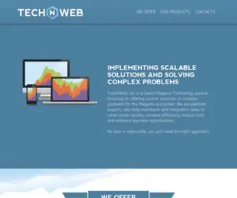 Technweb.com(ECommerce and CRM Integration Specialist for Enterprise Businesses) Screenshot