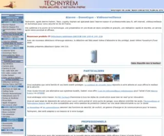 Technyrem.fr(Spécialiste alarme maison) Screenshot