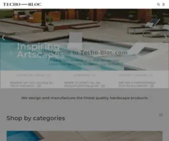 Techo-Bloc.com(Landscaping Products Supplier) Screenshot