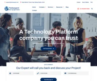 Techoexpert.com(Website Design) Screenshot