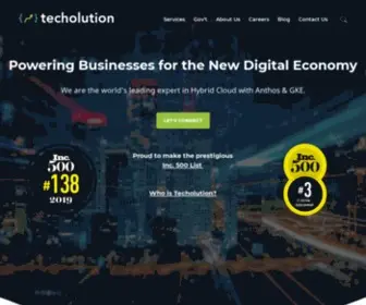 Techolution.com(Techolution) Screenshot