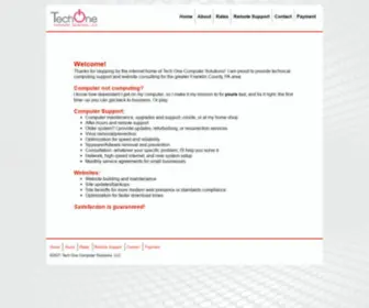 Techone.co(Tech One Computer Solutions) Screenshot