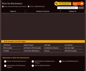 Techonelectronics.co.in(Tech On Electronics) Screenshot