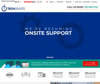 Techonsite.com(IT services) Screenshot