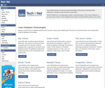 Techonthenet.com(Online tutorials for Excel) Screenshot