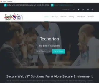 Techorion.co.in(Techorion) Screenshot