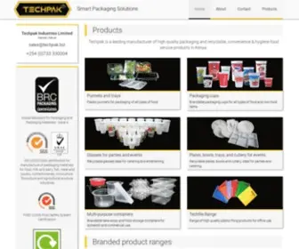 Techpakindustries.com(Smart Packaging Solutions) Screenshot